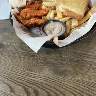 Sauced Buffalo tenders