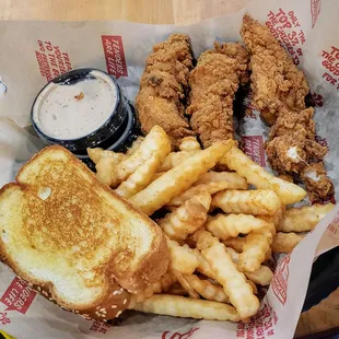 Three-Piece Chicken Strips Meal at Huey Magoo&apos;s Dr. Phillips
