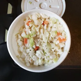 Side of cole slaw.
