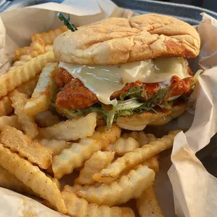 Buffalo chicken sandwich