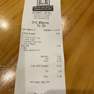 The Receipt