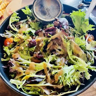 Magoos salad without chicken. It's huge!!