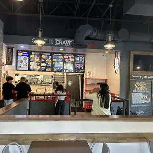 Interior where I placed my order