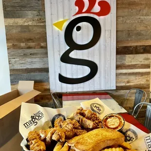 5 tender meal - they added a few extras since they were small. Or because we looked like Yelpers.