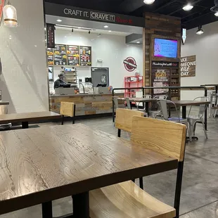 interior, sushi and sashimi