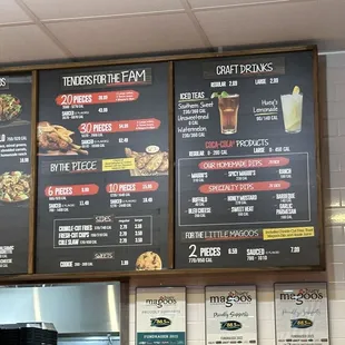 Menu as of November 2023 (part 1)