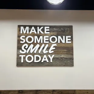 Make someone smile today
