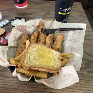 5 Tenders with Fries and Coleslaw