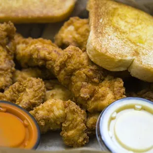 Huey Magoo's delicious chicken tenders.