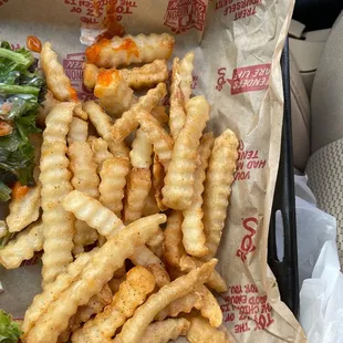 The seasoned fries