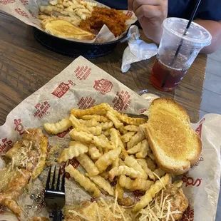 Garlic Parmesan and buffalo