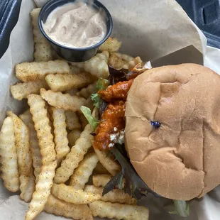 Buffalo chicken sandwich