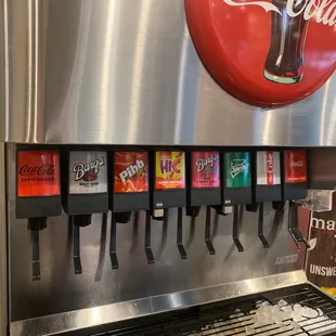 a soda dispenser