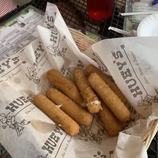 Fried Mozzarella Cheese Sticks