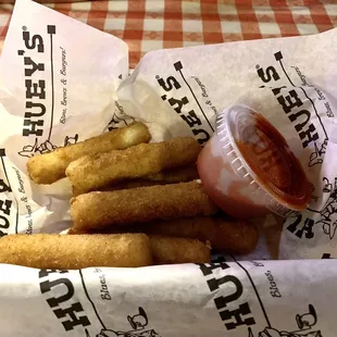 french fries and ketchup