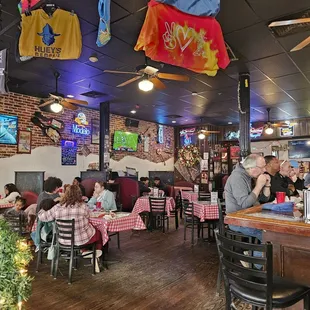 the interior of the restaurant