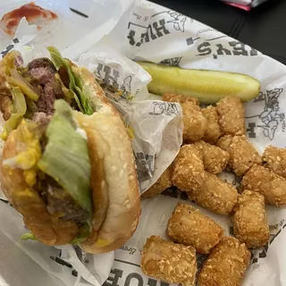 World Famous Huey Burger - No Cheese