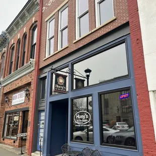 the outside of the building