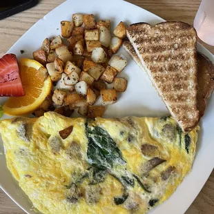 Close up omelette