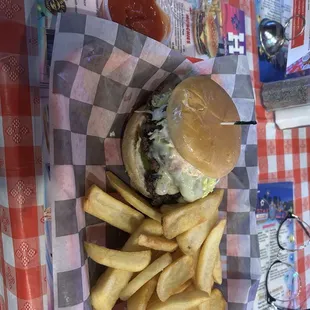 Smash Burger and steak fries