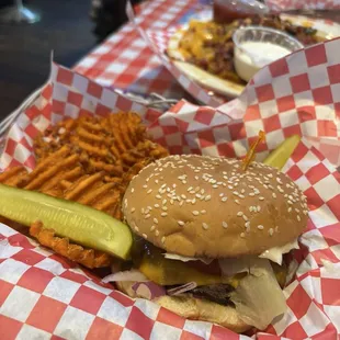 World famous Huey burger