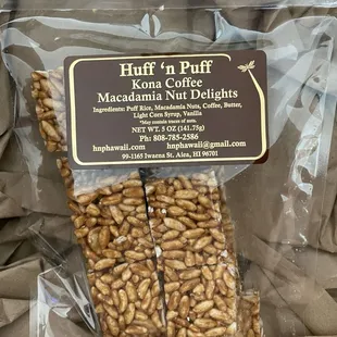 Huff &apos;n Puff Hawaii- 08.30.2024- Kona coffee macadamia nut
