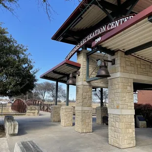 Another view of the entrance. Fun wooden bridge to cross over to get to the park and soccer and baseball fields.