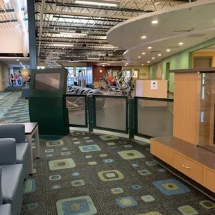 Seating area/ gym area