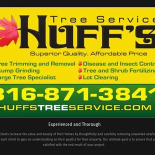 Huff&apos;s Tree Service