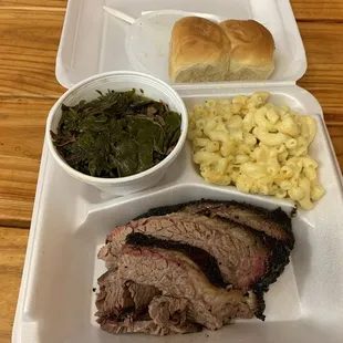 Brisket plate.