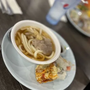 Make your own soup/udon station