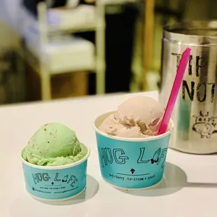 Green Goblin (Mint Chip) &amp; Taro - both were bomb!