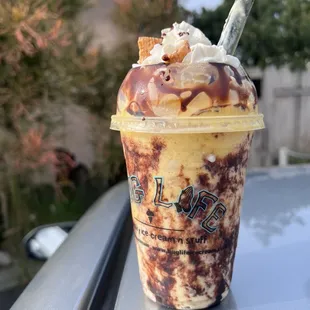 Egg nog naughty shake