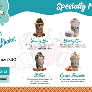 Specialty Milkshake 12oz*
