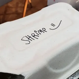 Thai Wrap box with happy face