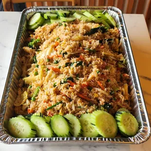 Fried rice big tray