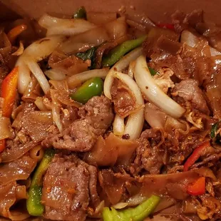 Drunken Noodles (beef)