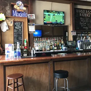 Tv, menu, bar...