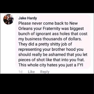 The manager is rude and disrespectful. You get mad because people hanging out in front of your business on BOURBON STREET?!