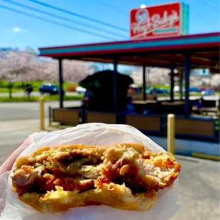 Fried chicken sandwich