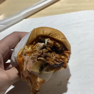 Whole Pig Pulled Pork Sandwich