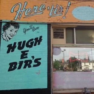 the front of the building