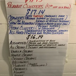 Pricing per pound 11/24