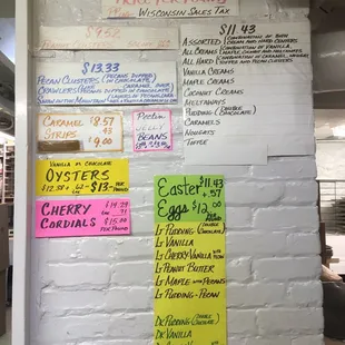 Love it!! Neon signs in the window make it obvious which house it is. Prices have gone up, but still the same yummy chocolates