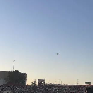 Helicopter coming in