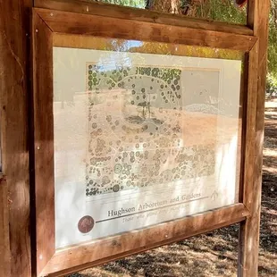The map inside the park.