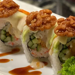 Walnut Shrimp Roll
