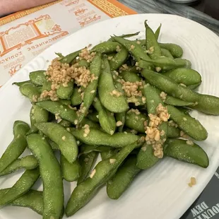 Garlic Edamame