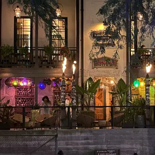 View from across the riverwalk