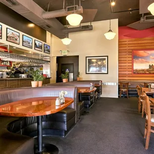 the interior of a restaurant